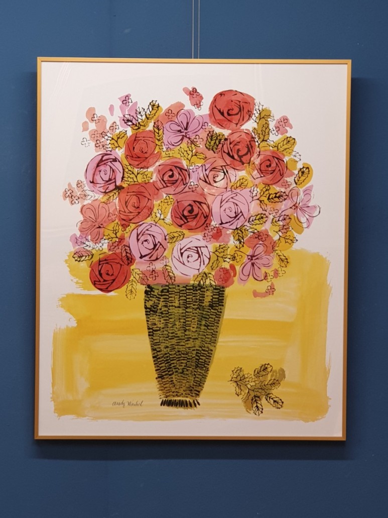 앤디 워홀 ﻿﻿﻿ Andy Warhol﻿ - ﻿Basket of flowers,1958