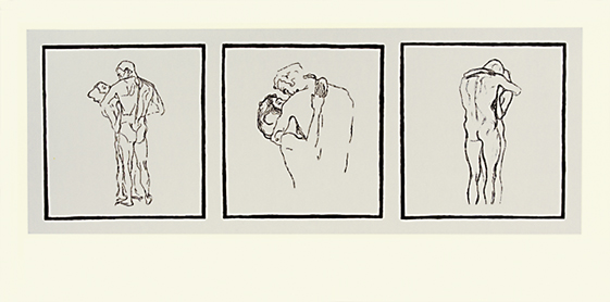 KLIMT GUSTAV - Love couples, 1905