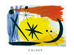 CALDER ALEXANDER  -  Pinwheel and flow, 1953