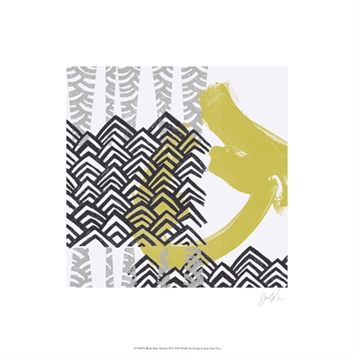 June Erica Vess - Block Print Abstract IX