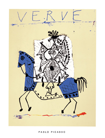 PICASSO PABLO - Cover for Verve, 1951