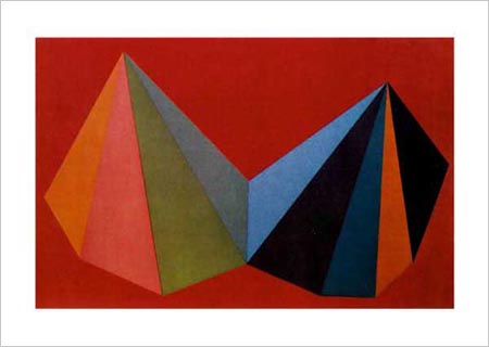 SOL LEWITT - Untitled, 1986 (Pyramid Red)