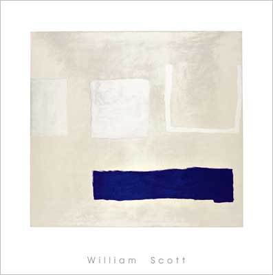 Willian Scott - White and blue, 1960