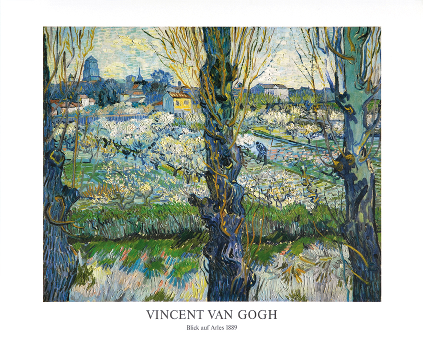 VAN GOGH VINCENT - Blick auf Arles, 1889
