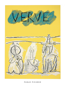 PICASSO PABLO - Cover for Verve, 1951