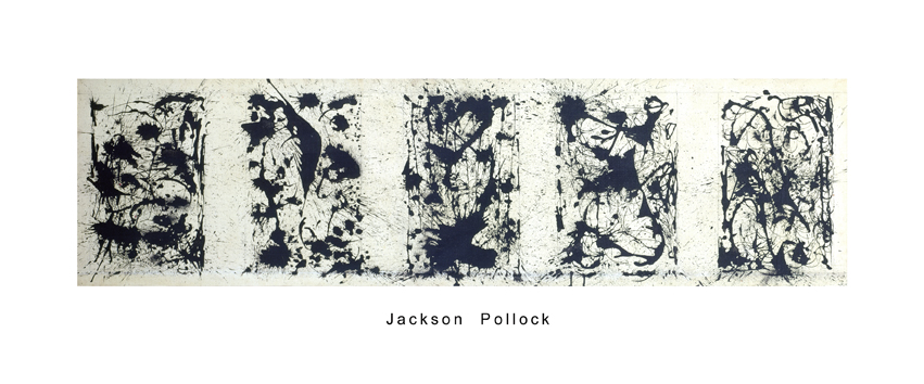 POLLOCK JACKSON - Black and White Polyptych