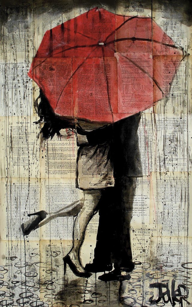 Loui Jover - The Red Umbrella