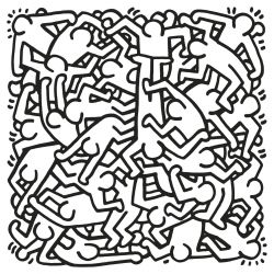 Keith Haring - Party of Life Invitation, 1986
