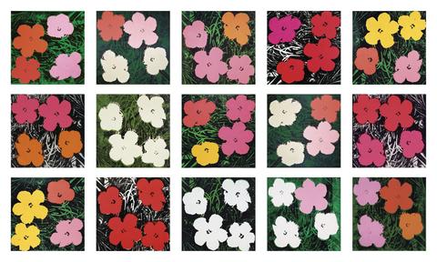 Andy Warhol -  Flowers (Various), 1964-1970