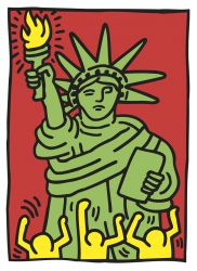 Keith Haring - Statue of Liberty, 1986