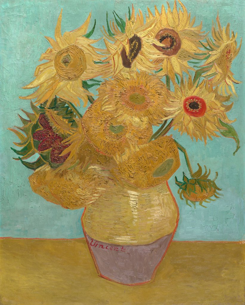 Vincent van Gogh - Vase with Twelve Sunflowers, 1889