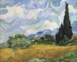 Vincent van Gogh - Wheat Field with Cypresses, 1889