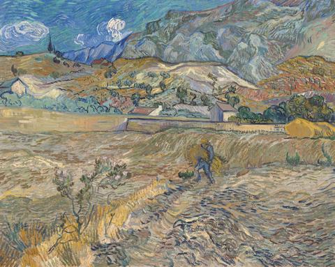 Vincent van Gogh - Landscape At Saint, Remy