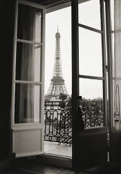 Christian Peacock - Eiffel Tower Through French Doors