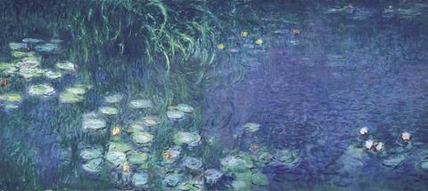 Claude Monet - Water Lilies, Morning
