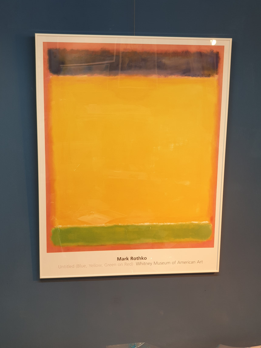 마크 로스코 Mark Rothko - Untitled (Blue, Yellow, Green on Red) 1954
