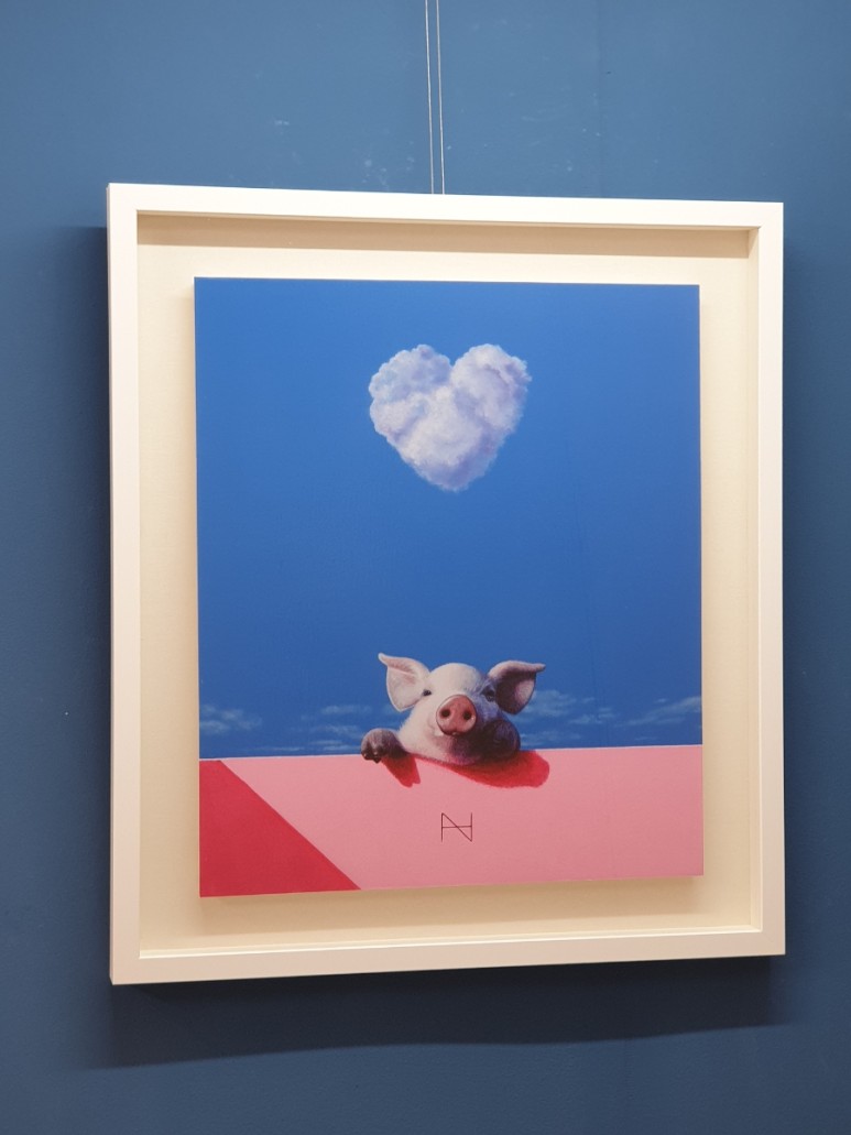 송형노 - 담장위에 올리비아 ( ﻿ Heart cloud Pink shadow )