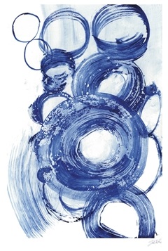 Jodi Fuchs - Blue Circle Study II