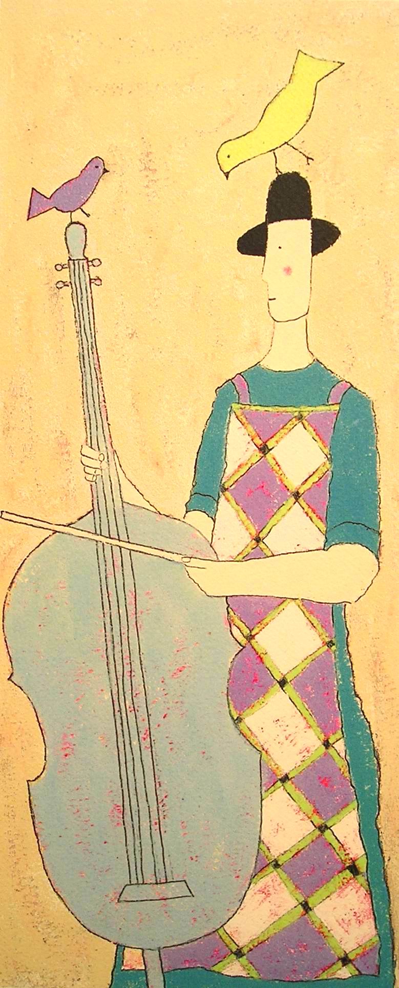 아노라 스펜스 Annora Spence - Lady with  cello