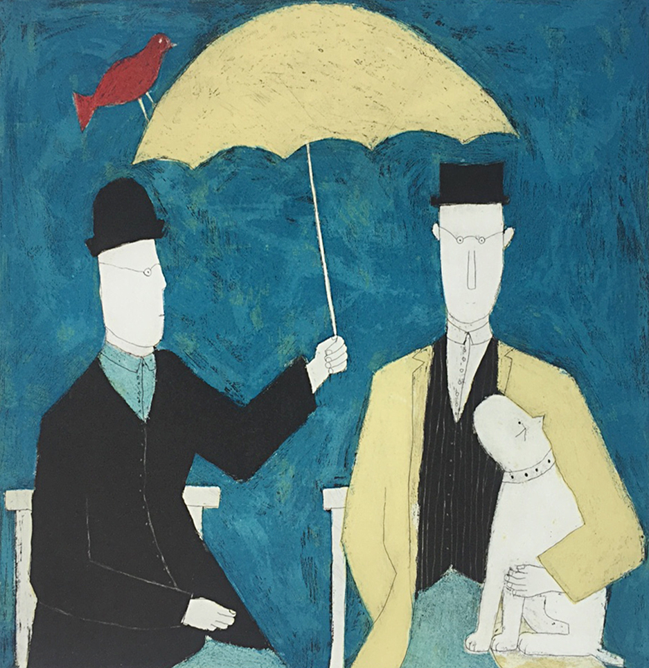 아노라 스펜스 Annora Spence - Under the umbrella(blue)