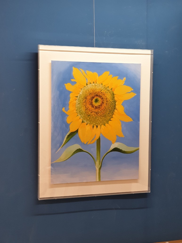 해바라기 그림액자 조지아 오키프 - Sunflower, New Mexico 1935